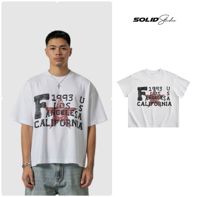 Áo Thun Boxy F1993 Solid Studio Local Brand Unisex Nam Nữ - TS55