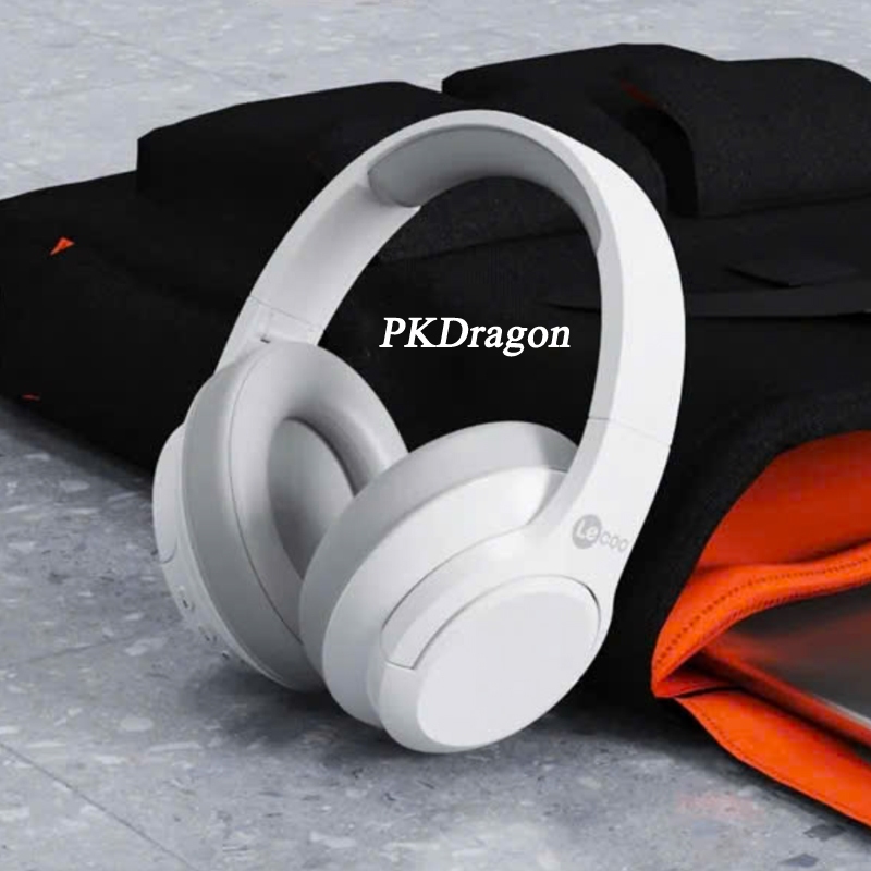 Tai nghe Bluetooth Lenovo Lecoo ES209 Bluetooth 5.3, thiết kế chụp êm tai, âm thanh hay, mic đàm tho