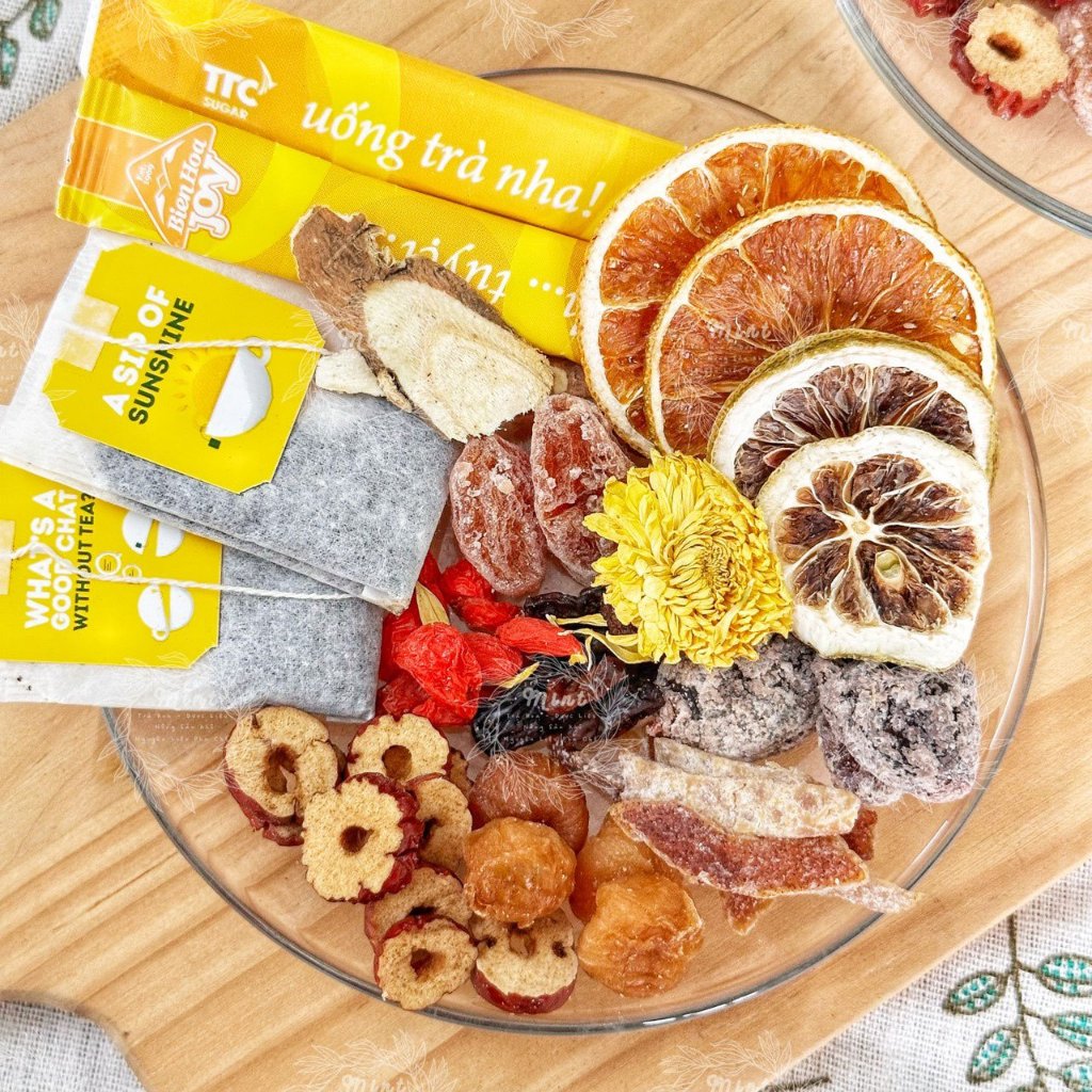 Trà Lipton Cam Xí Muội Thảo Mộc 12 Vị (Trà Lipton Xí Muội - Lipton Thảo Mộc)
