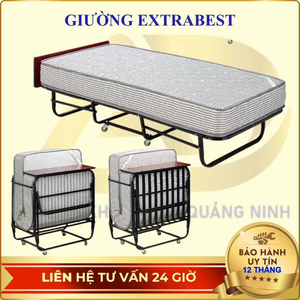 Giường phụ khách sạn Extra Bed gấp gọn đệm dày 20cm