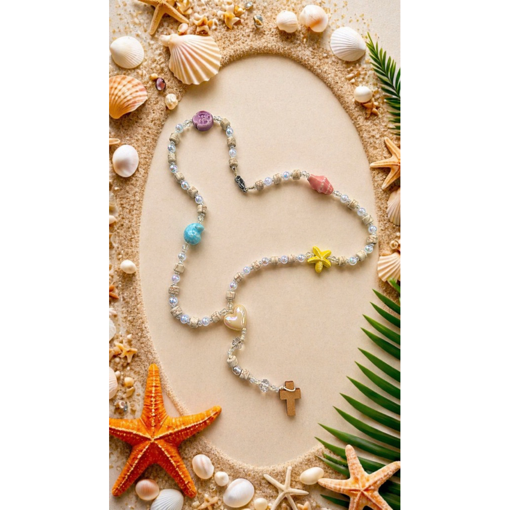 Tràng hạt mân côi phong cách biển, mùa hè, rosary