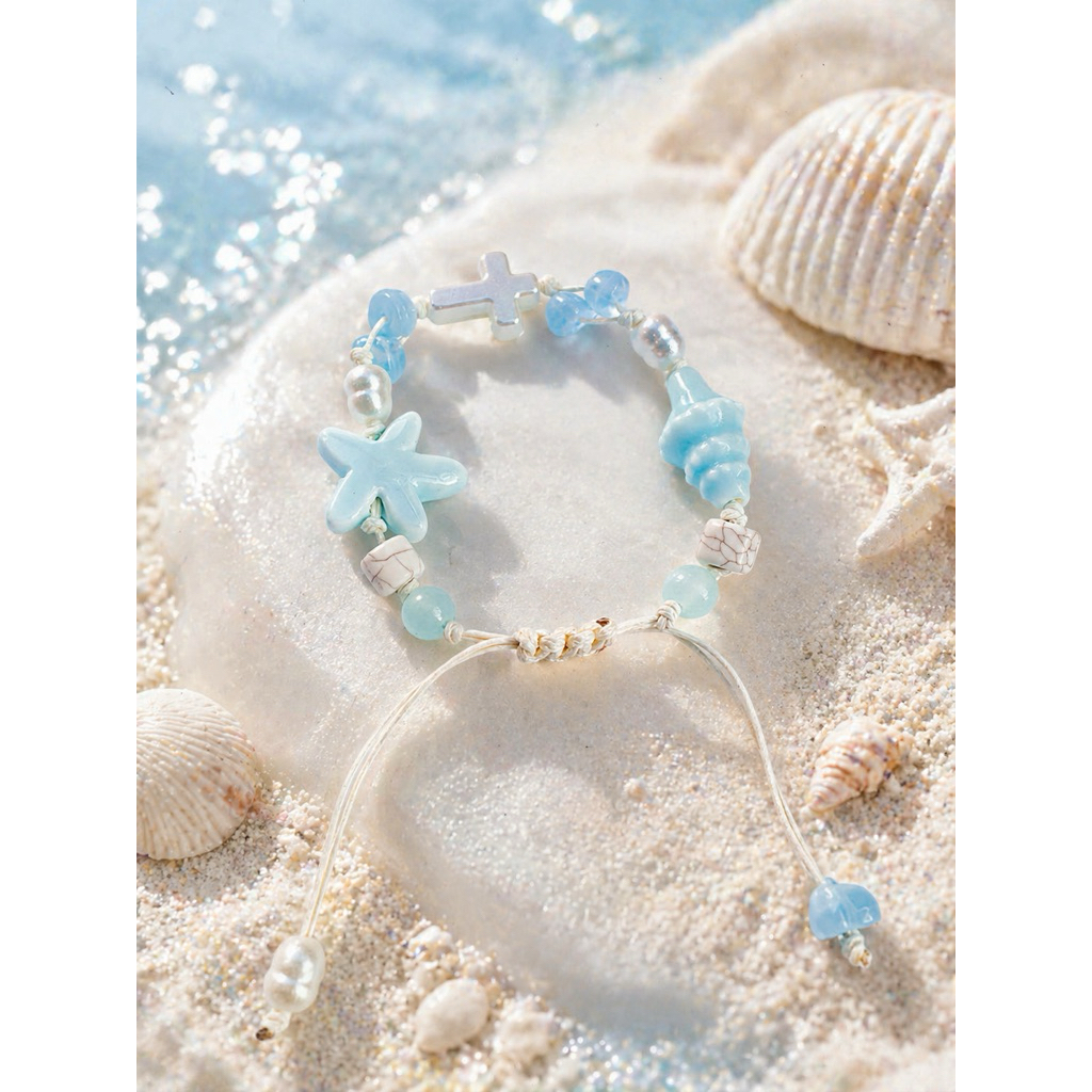 Vòng Mân côi chủ đề mùa hè, rosary, biển