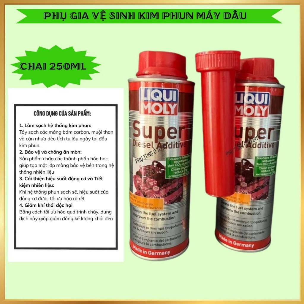 Phụ gia súc béc xăng Liqui Moly 1803, phụ Gia Súc Béc Dầu Cao Cấp Liqui Moly 1806