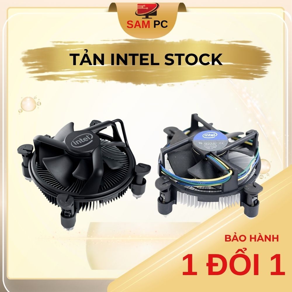 Quạt Tản Intel Stock Gen 10 11 Socket LGA 1200 Cũ Lõi Đồng Chạy Tốt