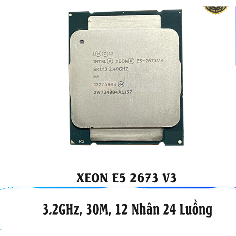 CPU Xenon E5 2673v3 E5 2676v3 hoạt động tốt lắp cho x99d3 x99d4