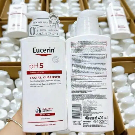 Sữa rửa mặt Eucerin pH5 Facial Cleanser 400ml