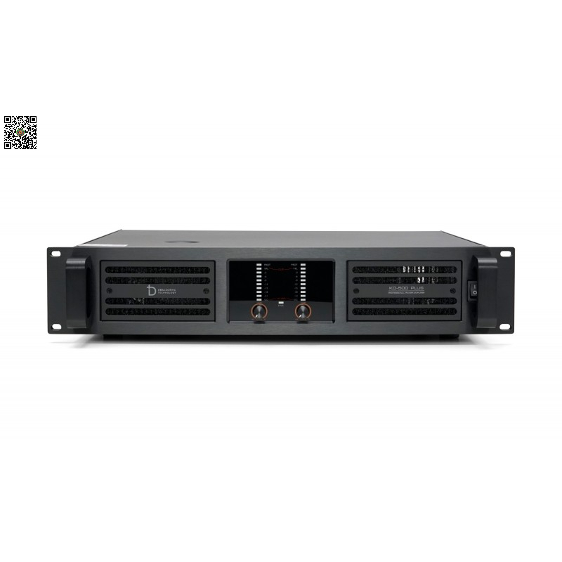 Cục Đẩy Công Suất dBAcoustic KD500 Plus Chính Hãng – 2 Kênh 500W, Class H, Nguồn Xuyến Mạnh Mẽ