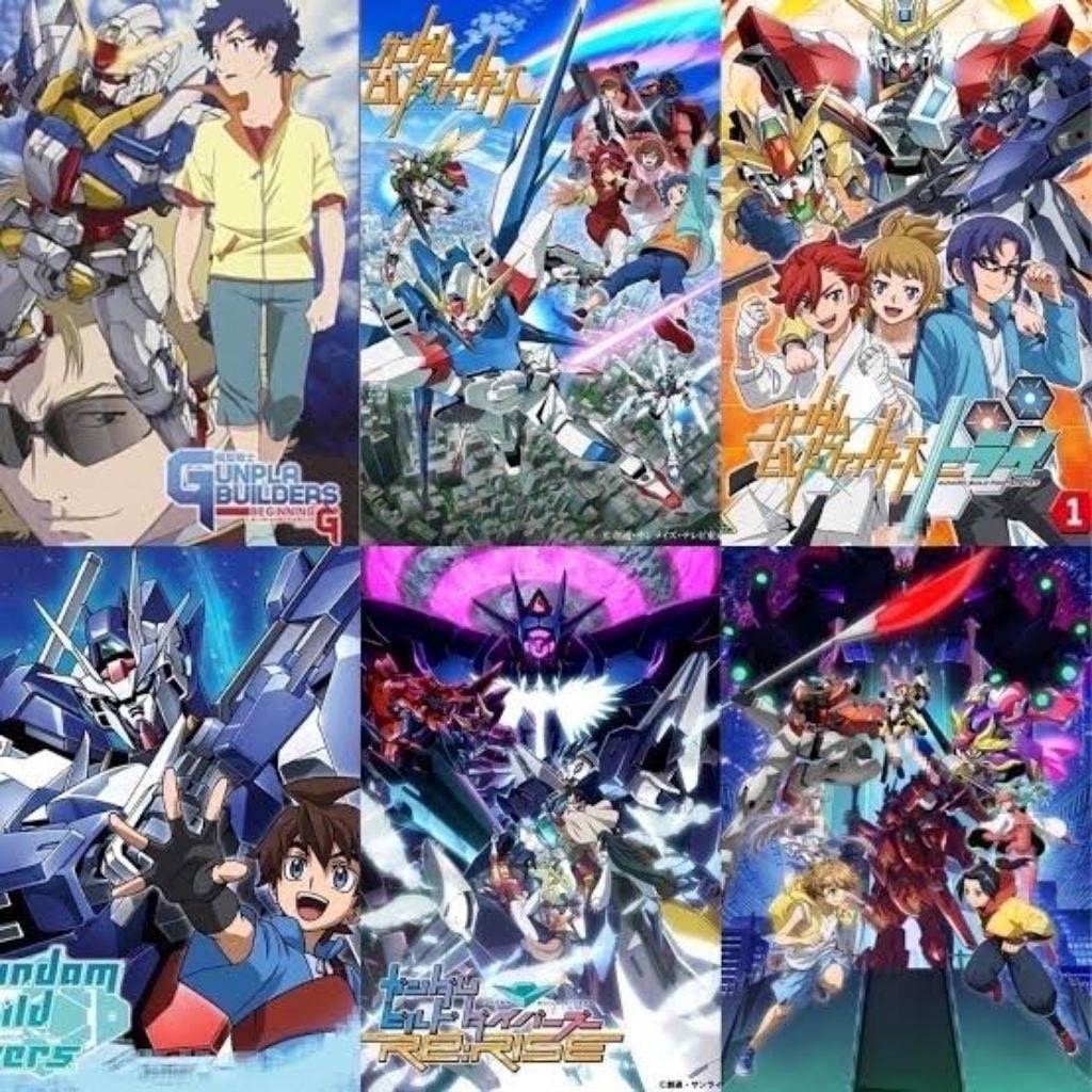 Bộ manual hướng dẫn lắp ráp gundam dòng Build