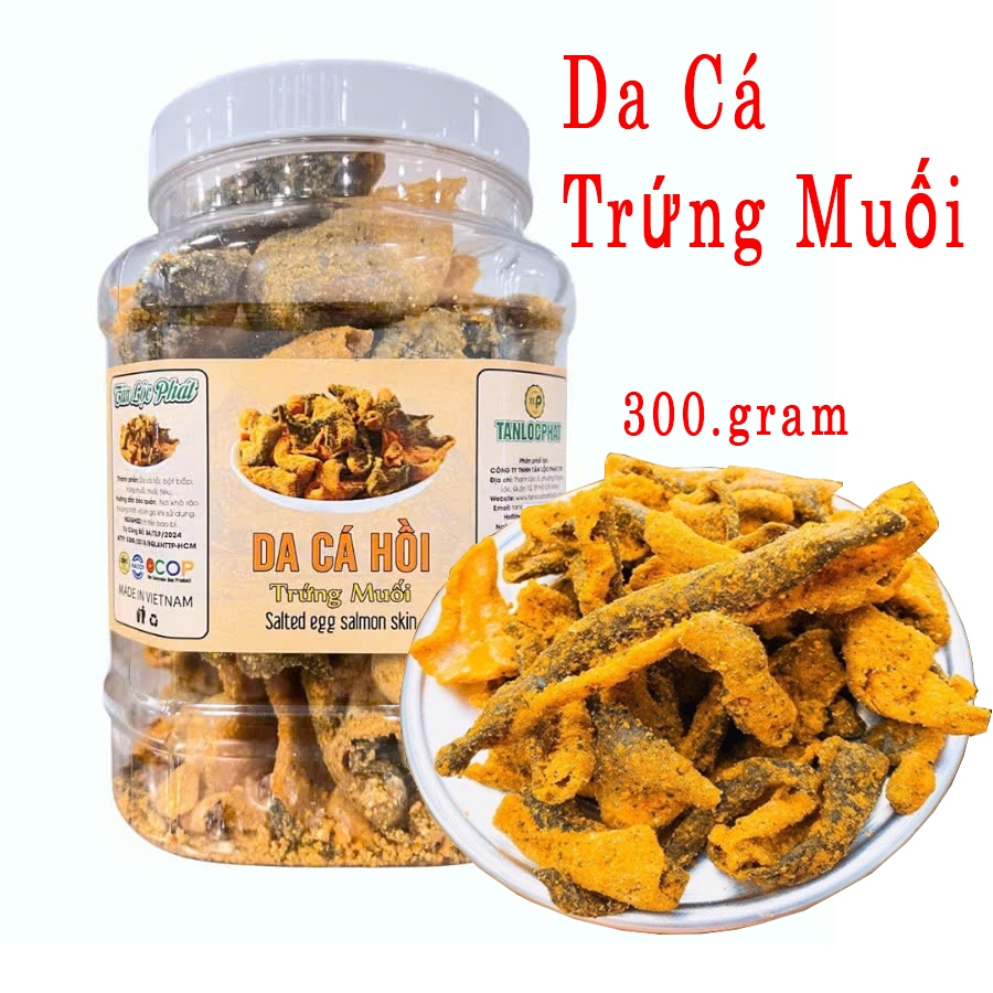 DA CÁ TRỨNG MUỐI SINGAPOREE ĂN VẶT NGONN 200/300Gram