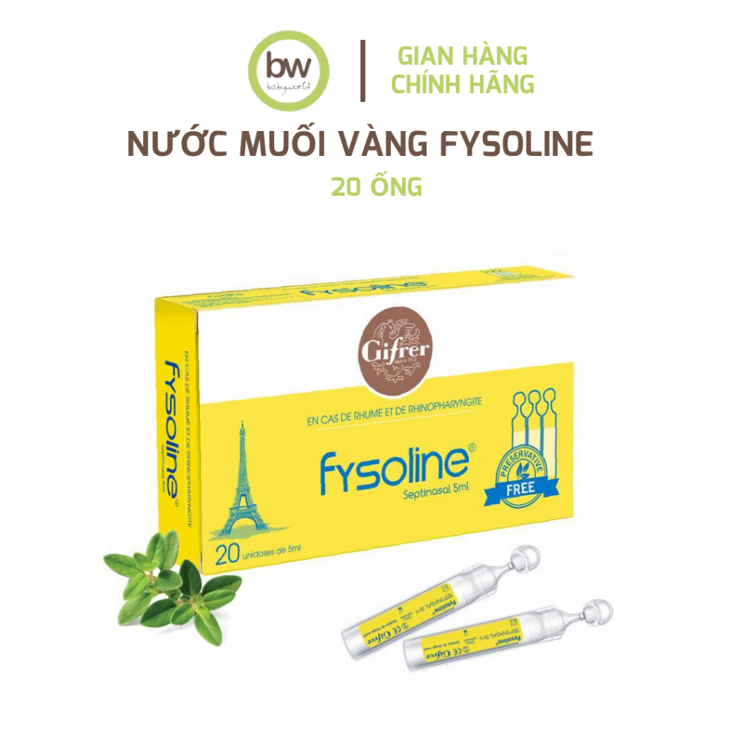 NƯỚC MUỐI VÀNG (Tép Vàng) FYSOLINE CHÍNH HÃNG Babyworlds