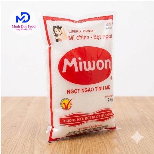 Bột ngọt MiWon 2kg chính hãng | Mì chính Miwon nêm canh, xào, kho tiện lợi