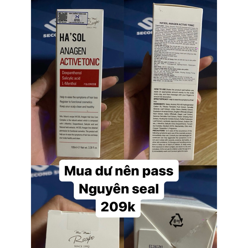 Pass mỹ phẩm Hasol, BNBG,… Chính hãng 100%, chưa sử dụng