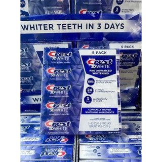 Kem Đánh Răng CREST 3D WHITE ADVANCED của Mỹ 143G