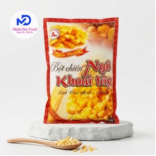 Bột Chiên Ngô Khoai Tuấn Phương 1Kg Bột Chiên Khoai Lang Ngô Giòn Thơm Ngon