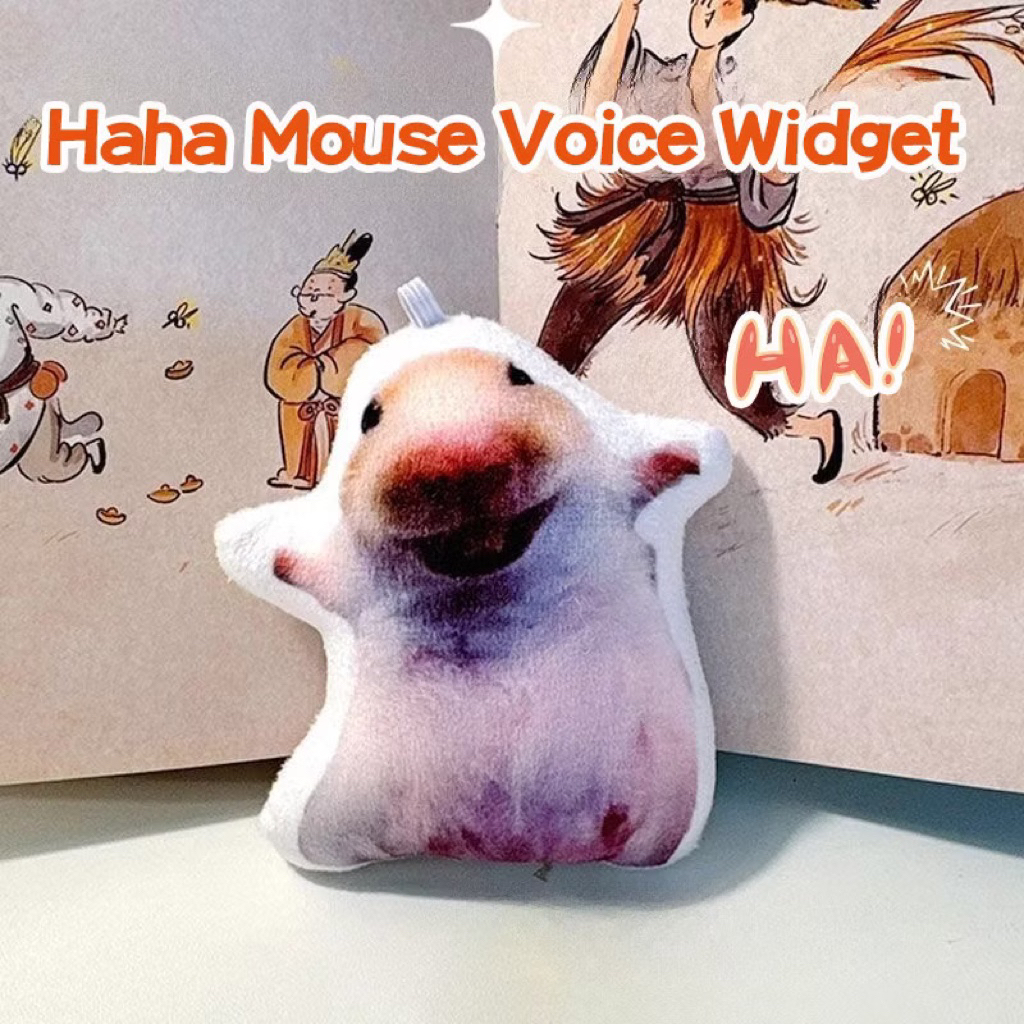 Móc Khóa Meme Chuột Cười Haha Âm Thanh Ngộ nghĩnh Móc Khóa Troll Bạn Bè Quà Tặng Hot Trend Vô Tri Vu
