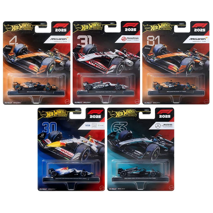 Xe mô hình Hot Wheels Premium Formula 1 2025