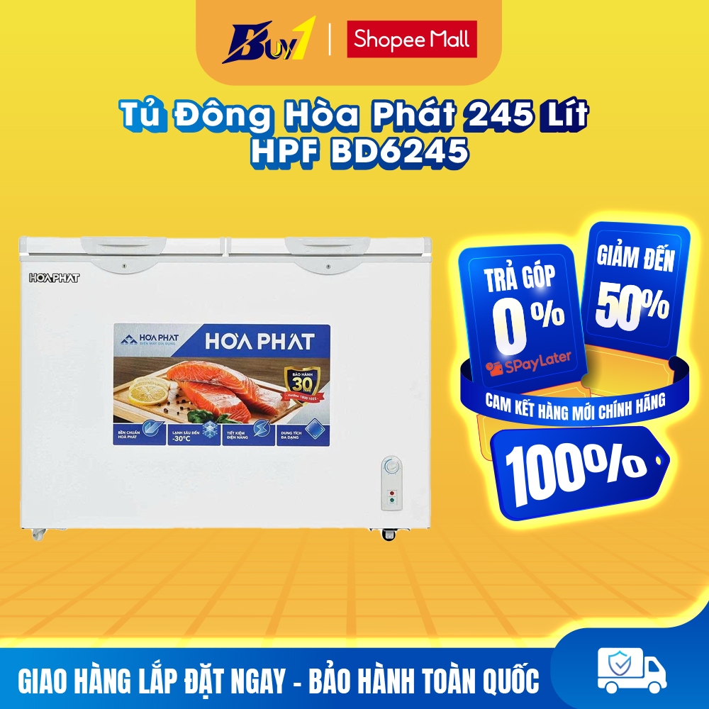 HPF BD6245 - Tủ Đông Hòa Phát 245 lít HPF BD6245 - Hàng Chính Hãng