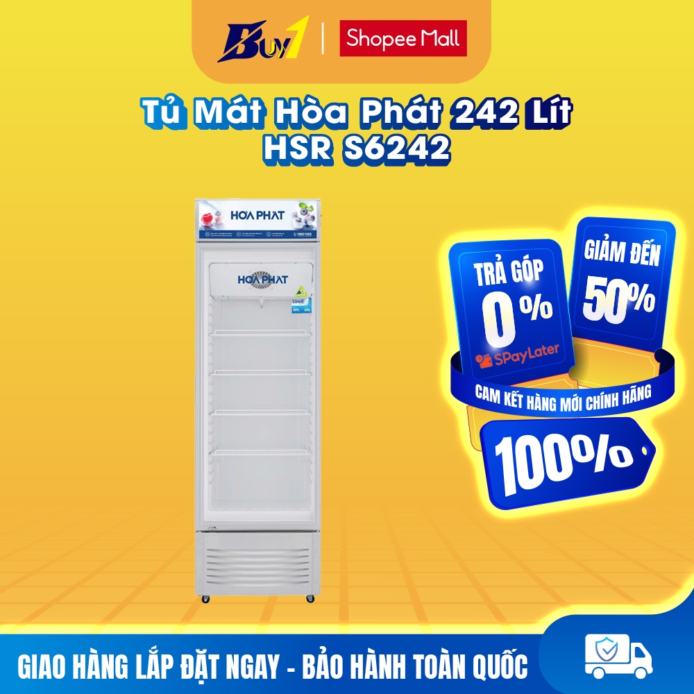 HSR S6242 - Tủ Mát Hòa Phát HSR S6242 242 Lít - Hàng Chính Hãng
