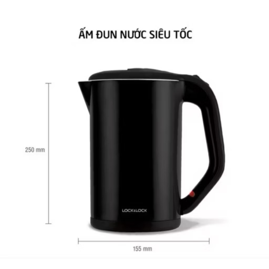 Bình đun siêu tốc LocknLock EJK738BLK dung tích 1.7 lít