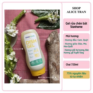 Gel rửa chén bát All In 1 - Stanhome dish gel 720ml