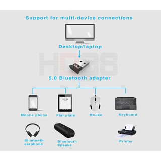 USB Bluetooth 5.0 CSR Dongle Dùng Cho Máy Tính Laptop, PC