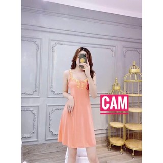 Đầm ngủ thun lạnh kiểu bản ren nhiều màu, nhiều ki