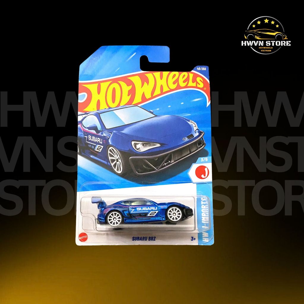 Xe mô hình Hotwheels Subaru BRZ màu xanh