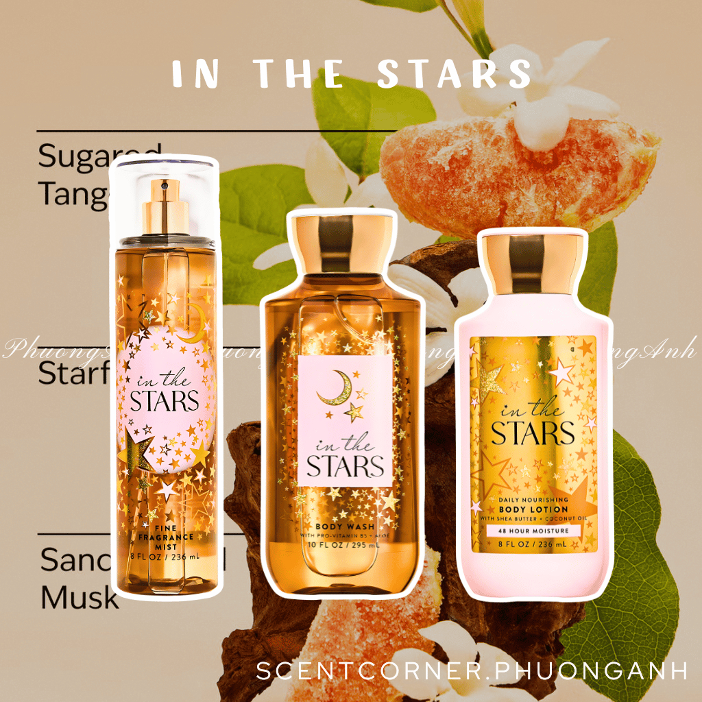 IN THE STARS | Bộ sản phẩm Body Mist - Lotion - Sữa Tắm - Butter