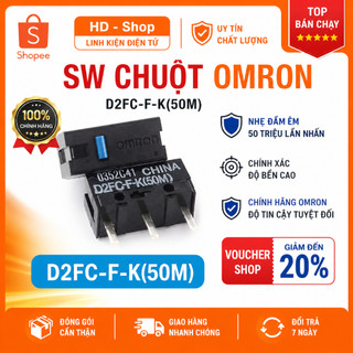 Switch Chuột Omron 50M - Nút click Chuột Omron tuổi thọ 50 Triệu Lần nhấn