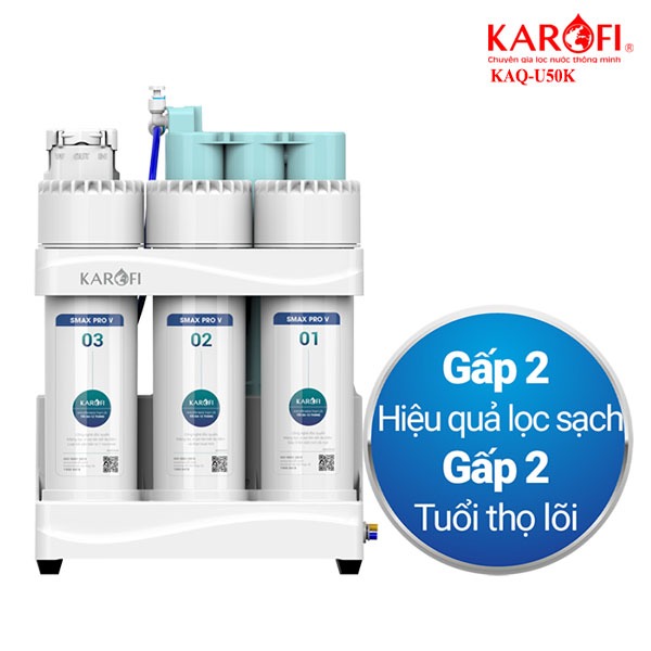 Máy lọc nước RO Karofi KAQ-U50K