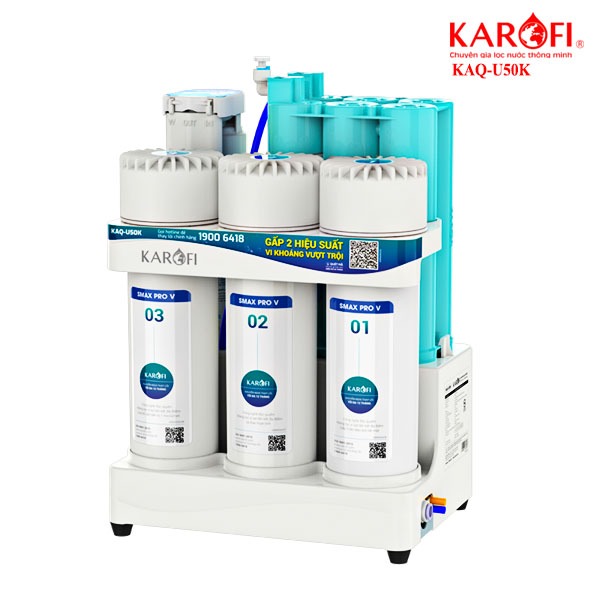 Máy lọc nước  Karofi KAQ-U50K, Để âm tủ bếp