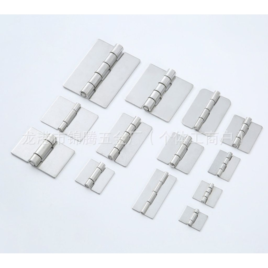 Bản lề INOX 304 loại đinh tán- Bản lề tủ điện cao cấp INOX 304 trục đinh tán