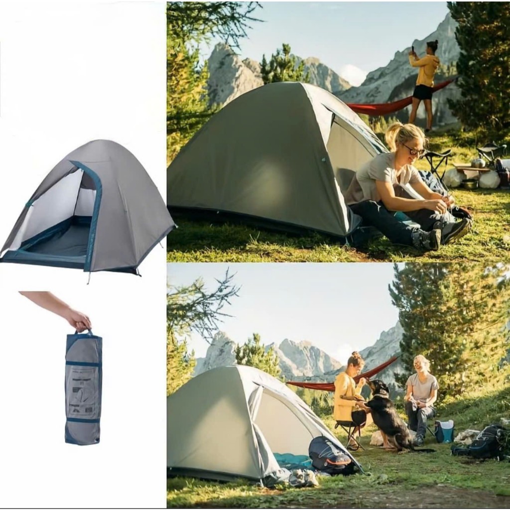 Lều cắm trại mh100 2 người DECATHLON quechua mã 8513471