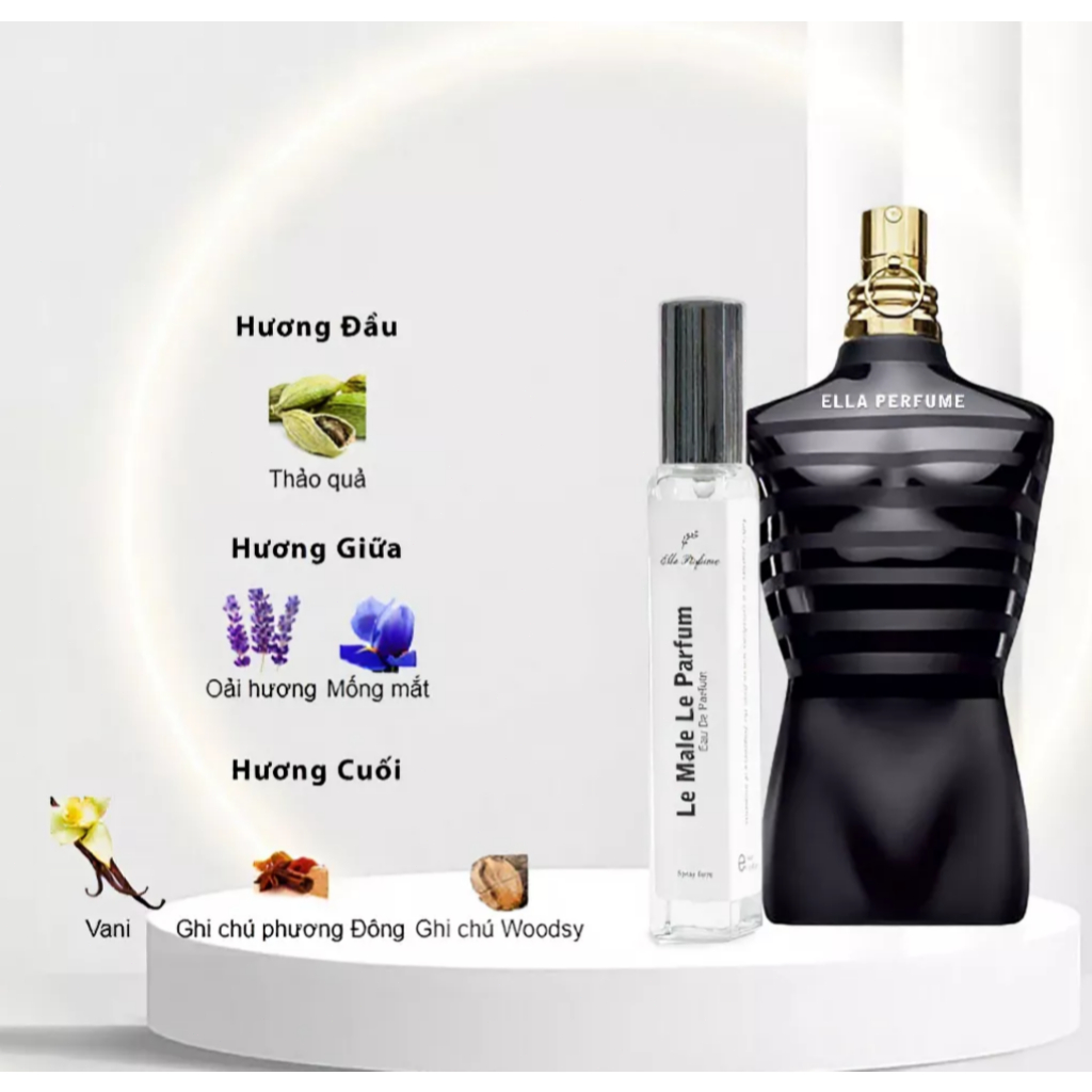 Nước Hoa Nam Ultra Male / Le Male Elixir / Parfum ELLA PERFUME chiết 10ml /  Nam Tính, Gợi Cảm, Cuốn