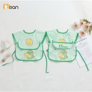 Áo ăn dặm có máng cho bé