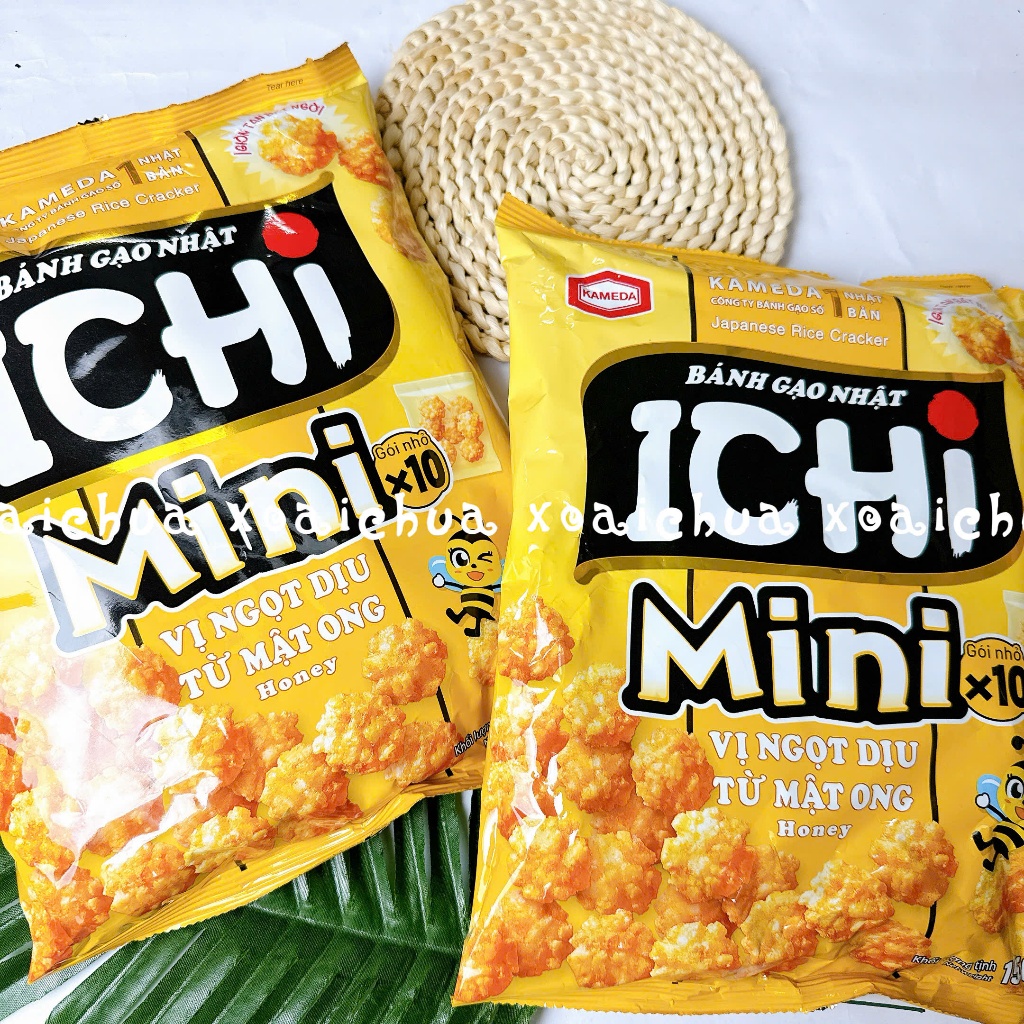 SNACK GẠO ICHI VỊ MẬT ONG GÓI 150G/ BÁNH GẠO ICHI MINI