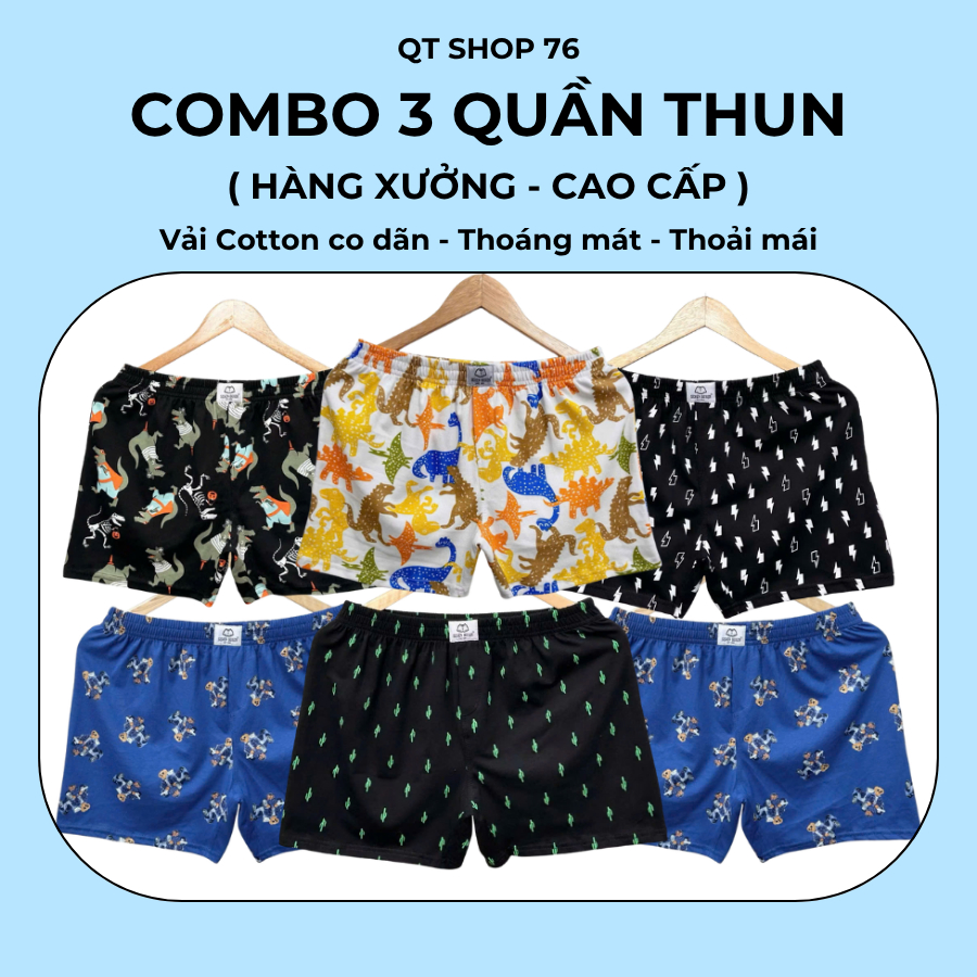 (𝐂𝐨𝐦𝐛𝐨 𝟑) Quần Kate H33 Co Dãn Thoáng Mát , Quần Thun Cotton Có Túi Mặc Nhà Thoải Mái QT SHOP