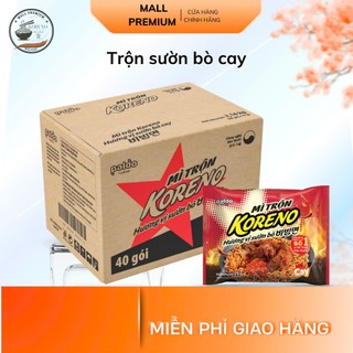 Mì trộn koreno 40 Gói 4 vị đặc trưng Hàn Quốc gói 74G