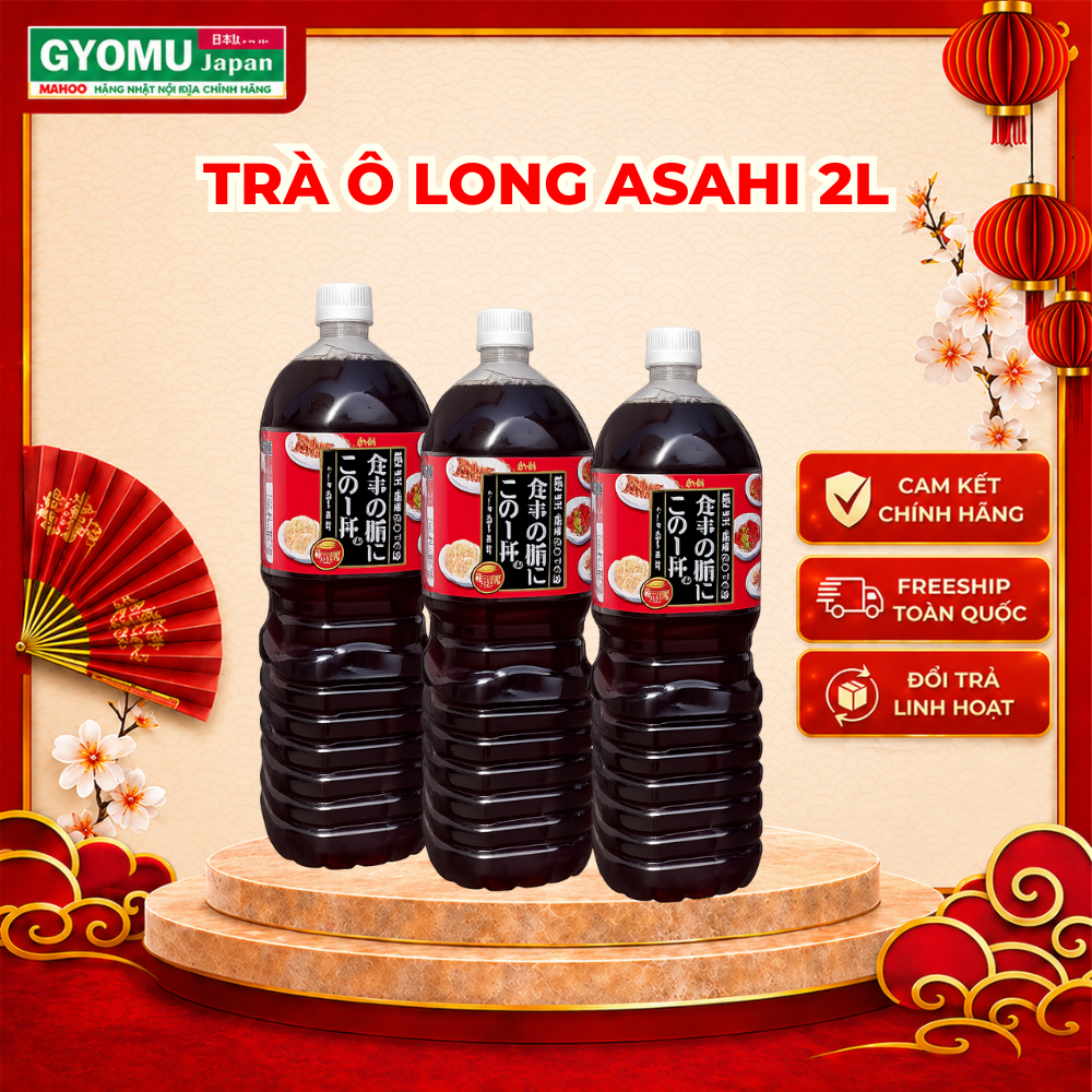 Trà Ô Long Asahi 2L - Nhật Bản - Gyomu Japan