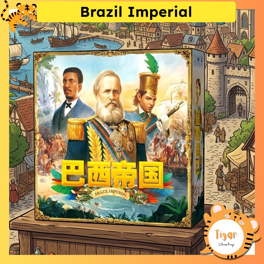 Boardgame Brazil Imperial bản tiếng Trung đã Engsub - game hay 7.7 bgg Tigar