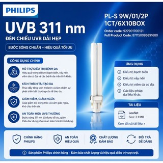 Đèn uvb chữa bạch biến