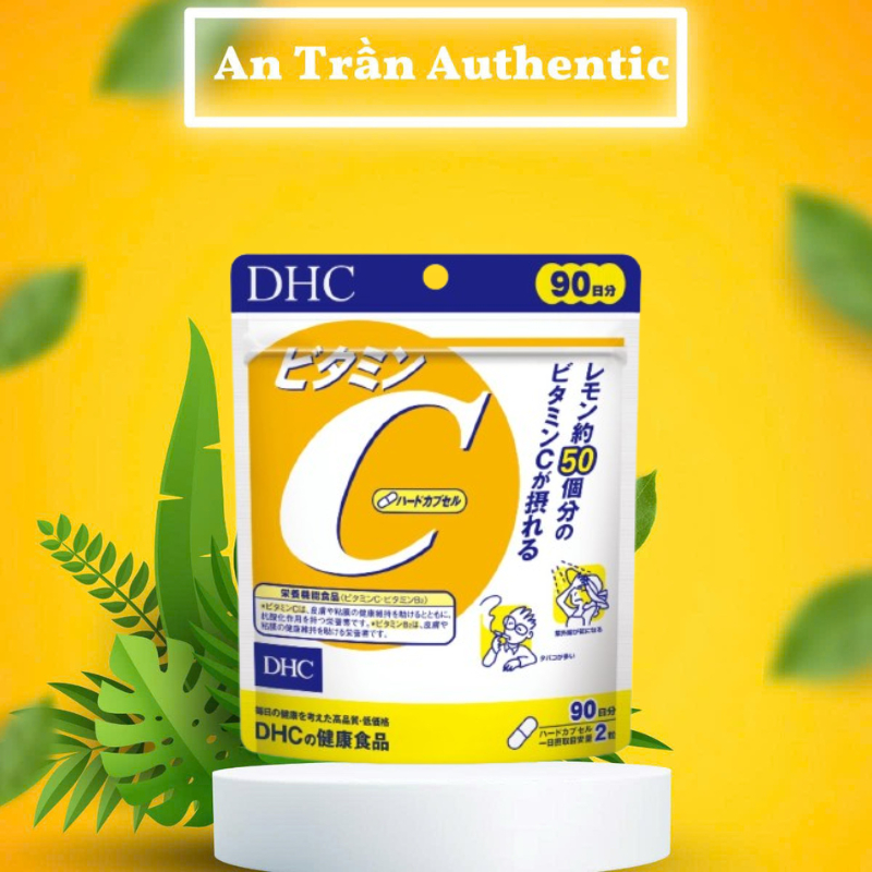 TPBVSK - DHC Vitamin C Hard Capsule - Bổ sung vitamin C, B2 cho cơ thể - Hàng Công Ty - 90 ngày
