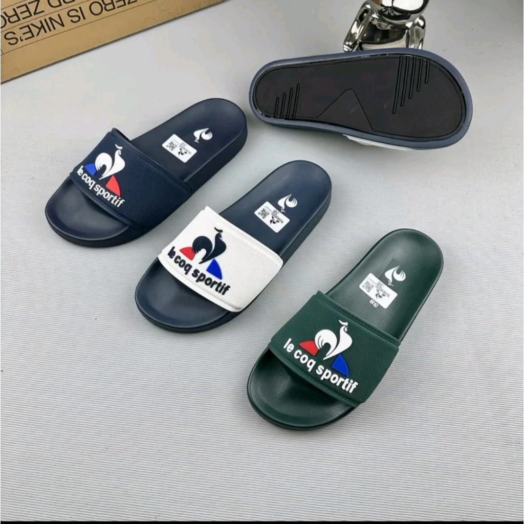Dép Quai Ngang Thể Thao Đế Đúc Nguyên Khối - Dép Lê Hình Gà Le Coq Sportif Siêu Nhẹ, Chống Thấm Nước