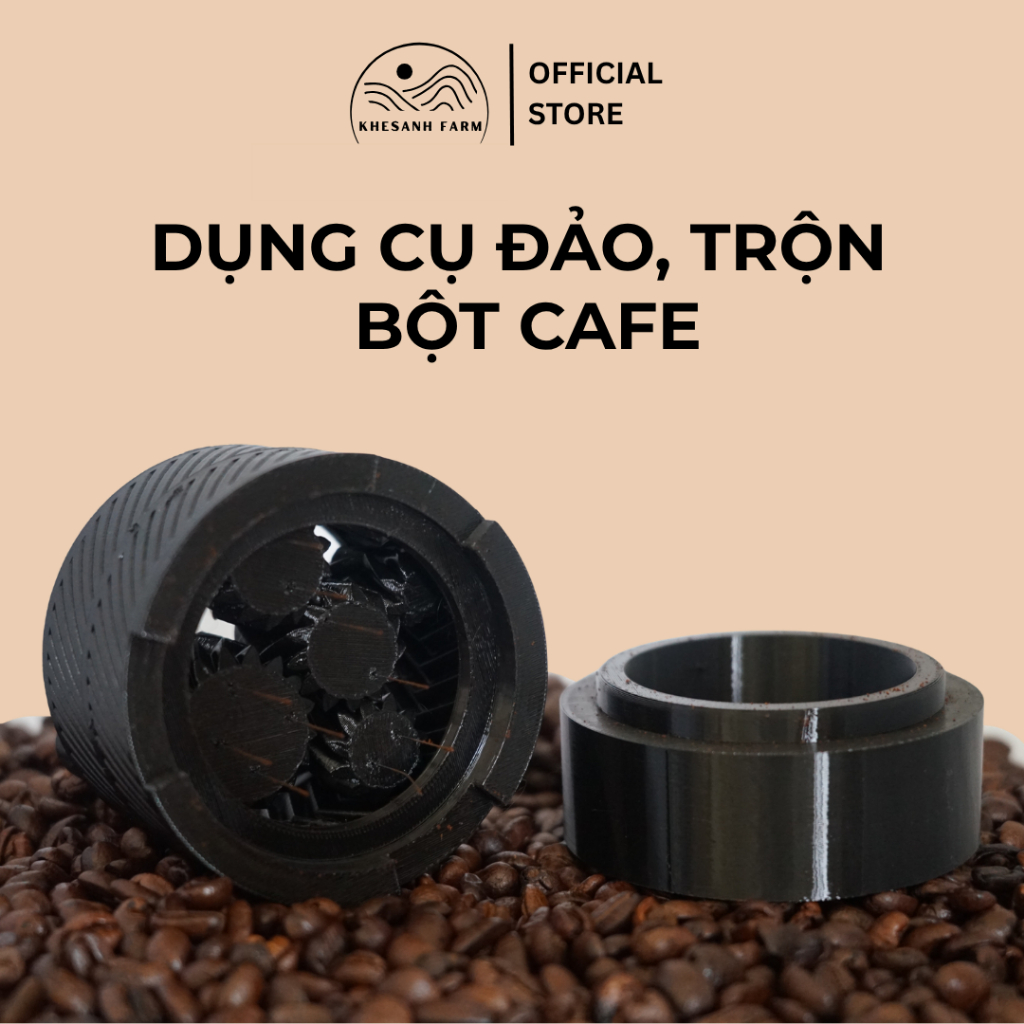 Dụng cụ đánh tơi cà phê chuyên nghiệp (WDT tool) dành cho pha máy - in 3D tuỳ chỉnh cho mọi portafil