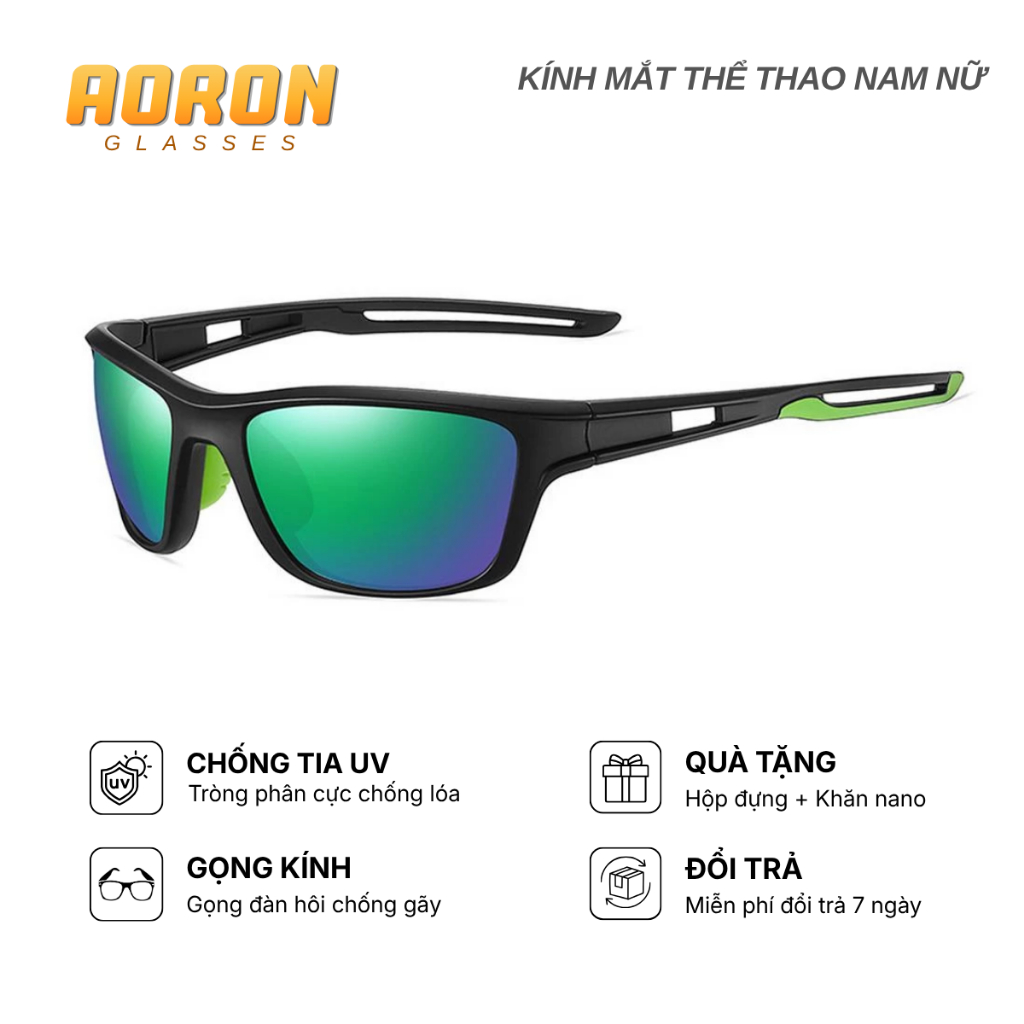 Mắt Kính Thể Thao Ngoài Trời AORON Chuyên Dụng Chống Tia UV Chịu Lực Bảo Vệ Mắt Giảm Chấn Thương- AK
