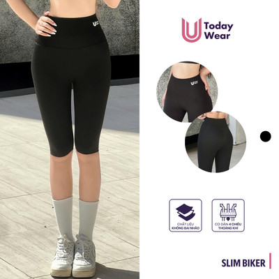 Quần legging nữ cạp cao gen bụng Slim legging dáng lửng Today U Wear nâng mông, tôn dáng