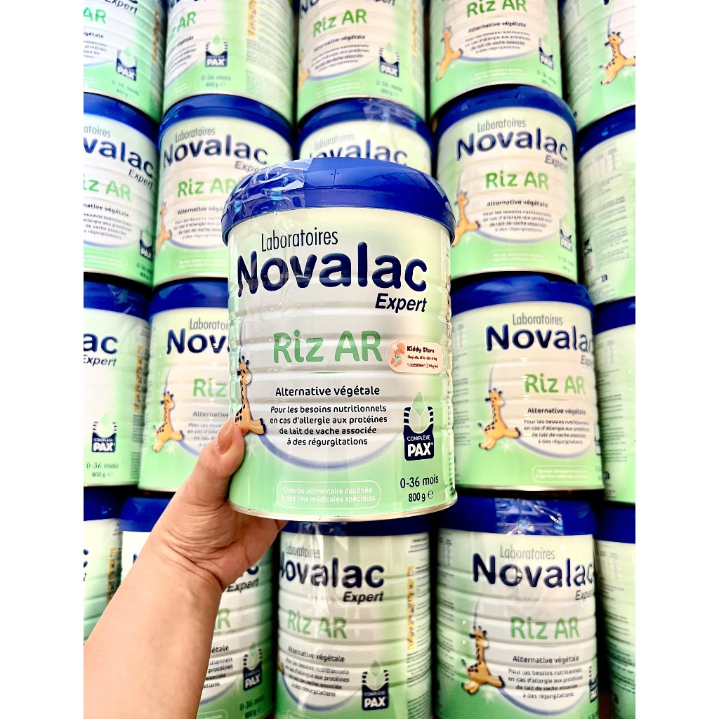 Novalac Riz Ar - Sữa gạo cho bé dị ứng đạm bò và bất dung nạp Lactose [Hàng bay Air][Date T10/27]