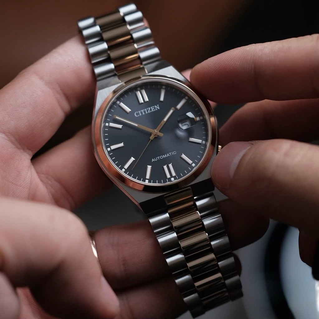 Đồng hồ nam dây thép Citizen Automatic Tsuyosa NJ0154-80H