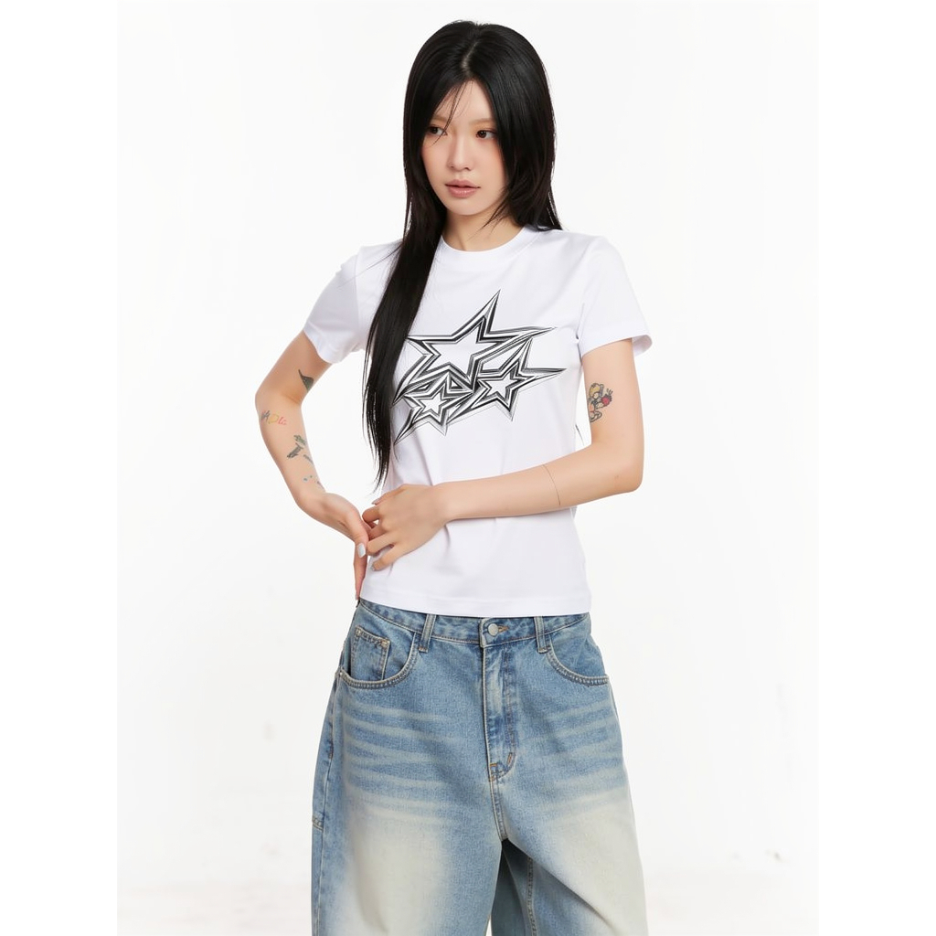 Áo Thun Nữ Ôm Body SolidStu 3STAR Local Brand  Nữ Oversize - TS36 | BigBuy360 - bigbuy360.vn