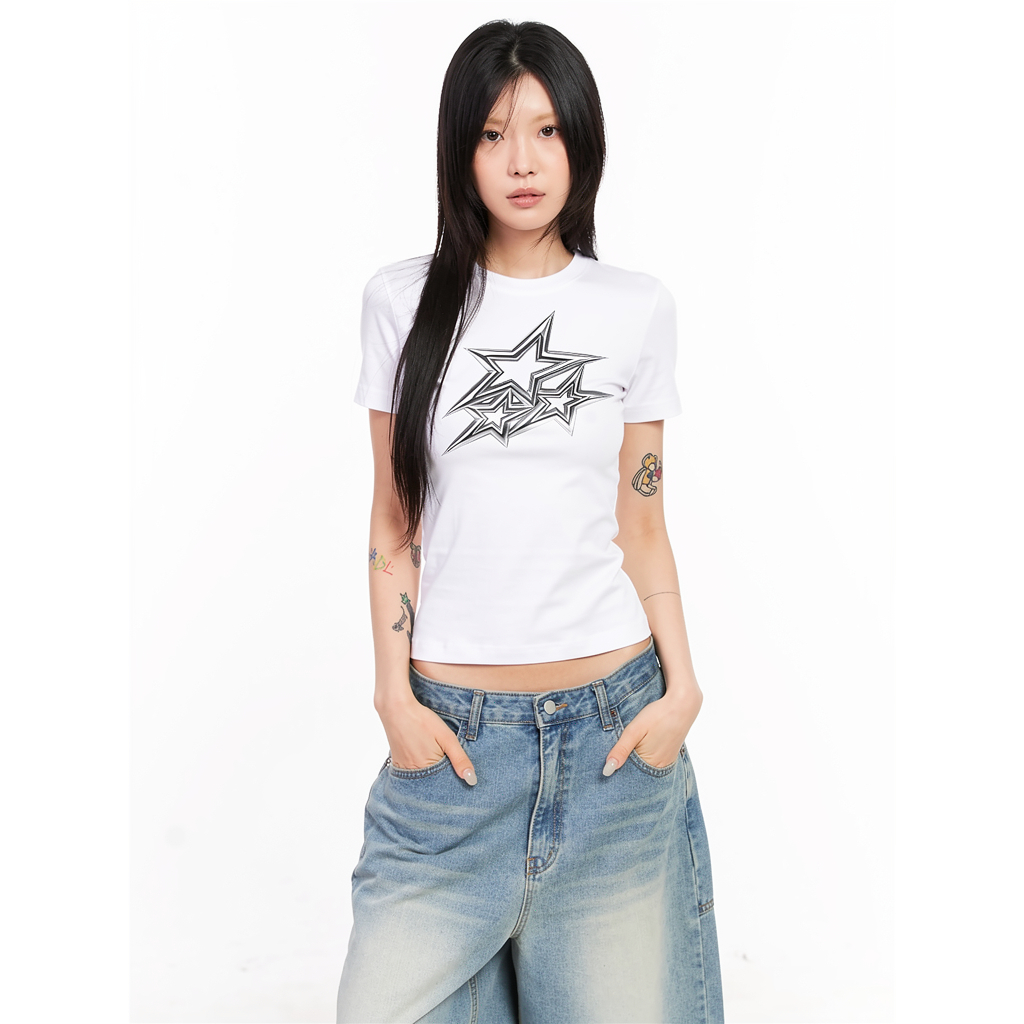 Áo Thun Nữ Ôm Body SolidStu 3STAR Local Brand  Nữ Oversize - TS36 | BigBuy360 - bigbuy360.vn